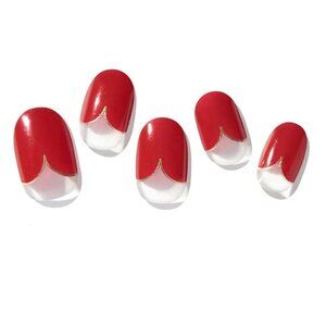 BRAND NEW Box - Zinipin  / GelLight Semi Cured Gel Nail Strips - RED